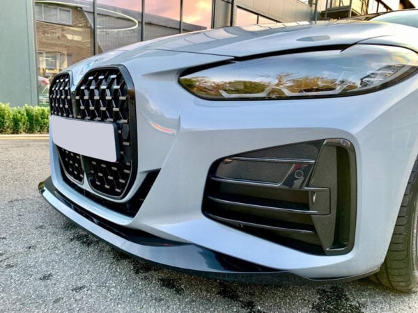 Bmw 4 series m sport g22 g23 performance gloss black front splitter