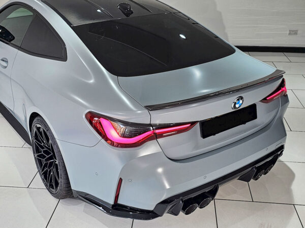 Bmw 4 series g22 g82 m4 psm style prepreg carbon fiber boot spoiler