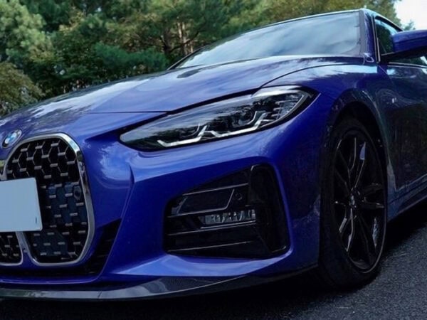 Bmw 4 series m sport g22 g23 g26 performance style carbon fiber front splitter