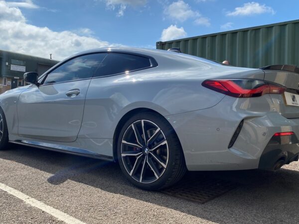 Bmw 4 series g22 g23 m sport 3d style prepreg carbon fiber side skirts