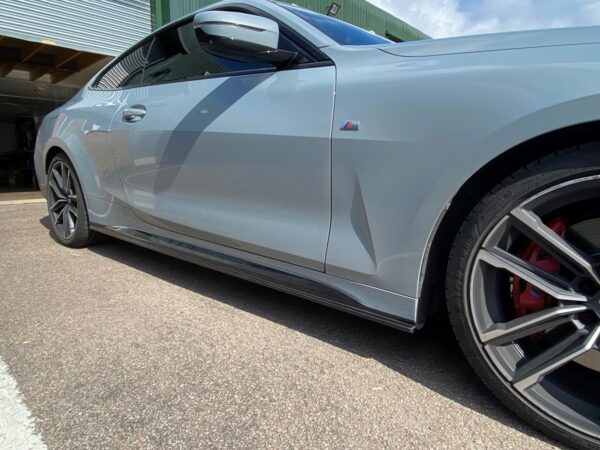 BMW 4 Series G22 G23 M Sport 3D Style Prepreg CARBON FIBER Side Skirts
