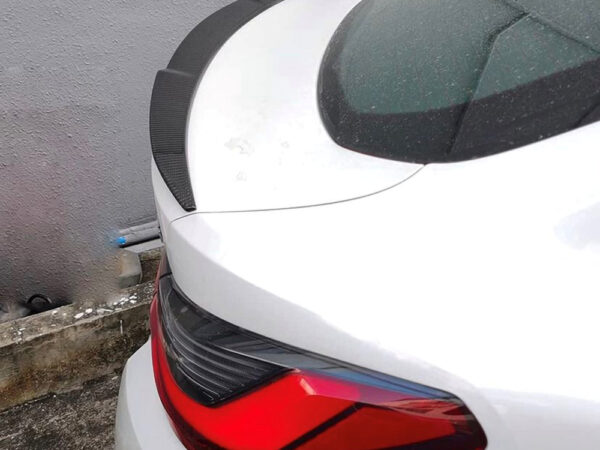 Bmw 4 series g26 m style prepreg carbon fiber boot spoiler