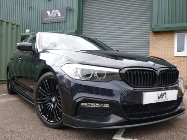 Bmw 5 series g30 g31 f90 m5 pre lci performance style gloss black single kidney grilles