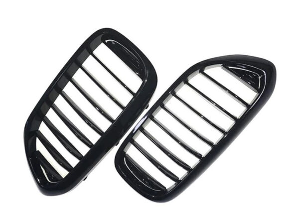 Bmw 5 series g30 g31 f90 m5 pre lci performance style gloss black single kidney grilles