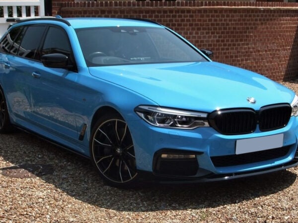 Bmw 5 series g30 g31 m sport performance gloss black front splitter