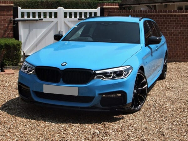 Bmw 5 series g30 g31 m sport performance gloss black front splitter