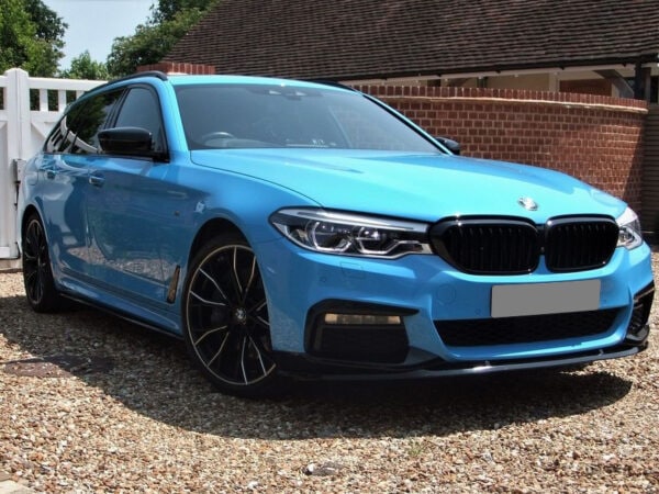 Bmw 5 series g30 g31 m sport performance gloss black front splitter