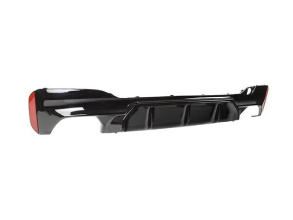 Bmw 5 series m sport g30 g31 m5 style gloss black rear diffuser