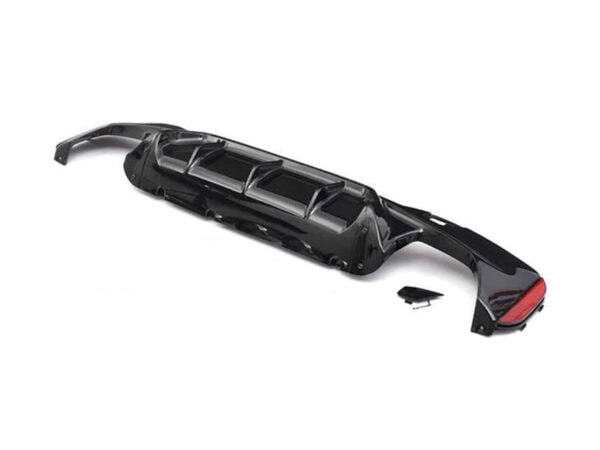 Bmw 5 series m sport g30 g31 m5 style gloss black rear diffuser