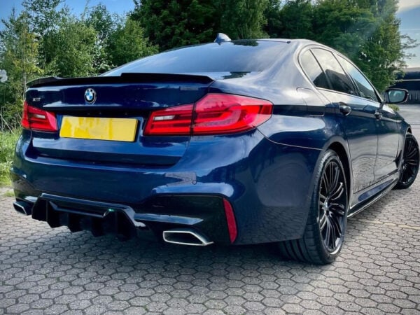 Bmw 5 series g30 f90 m5 vrs style gloss black boot spoiler