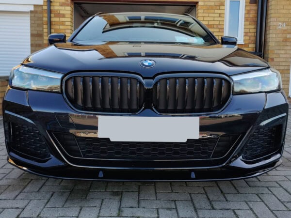 Bmw 5 series g30 g31 f90 m5 lci gloss black single kidney grilles