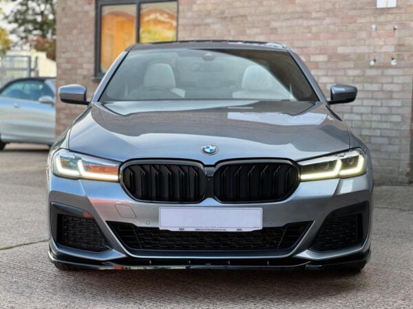 Bmw 5 series g30 g31 f90 m5 lci gloss black double kidney grilles