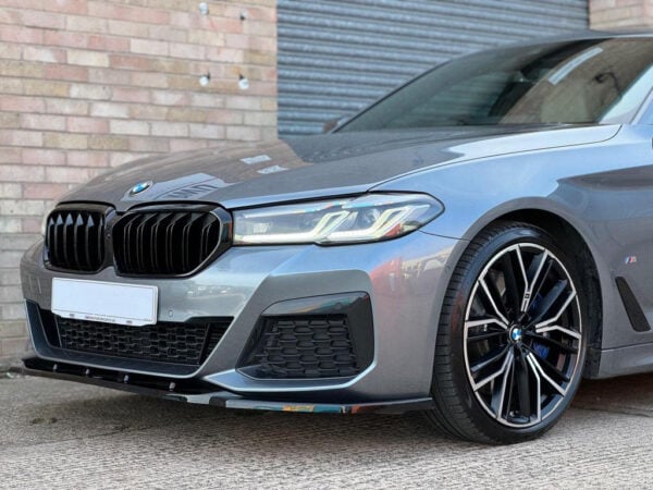Bmw 5 series g30 g31 f90 m5 lci gloss black double kidney grilles