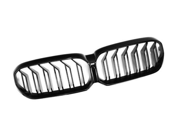 Bmw 5 series g30 g31 f90 m5 lci gloss black double kidney grilles
