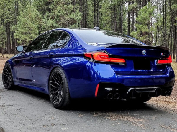 Bmw 5 series g30 m5 f90 cs style gloss black boot spoiler