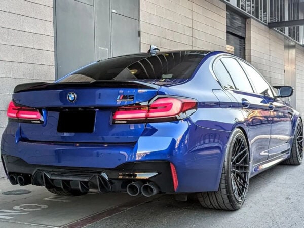 Bmw 5 series g30 m5 f90 cs style gloss black boot spoiler