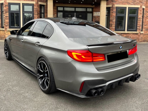 Bmw 5 series g30 f90 m5 vrs style carbon fiber boot spoiler