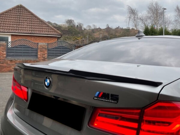 Bmw 5 series g30 f90 m5 vrs style carbon fiber boot spoiler