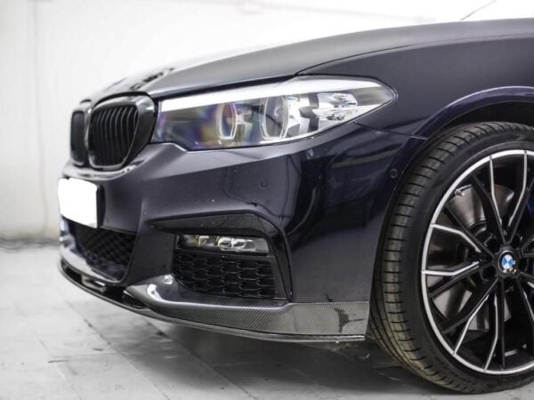 Bmw 5 series g30 g31 pre lci m sport performance style carbon fiber front splitter