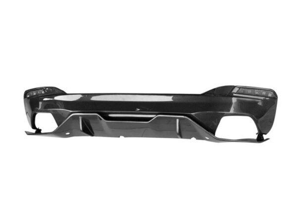Bmw 5 series g30 g31 m sport performance style carbon fiber rear diffuser
