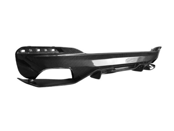 Bmw 5 series g30 g31 m sport performance style carbon fiber rear diffuser