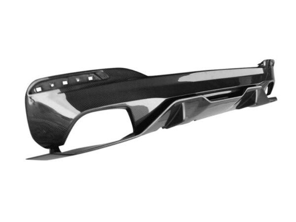 Bmw 5 series g30 g31 m sport performance style carbon fiber rear diffuser