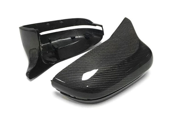 Bmw 5 6 7 8 series g11 g14 g15 g16 g30 g31 m style replacement carbon fiber mirror covers rhd