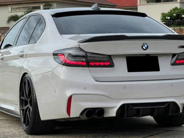 Bmw 5 series g30 f90 m5 cs gts oled style smoked rear tail lights