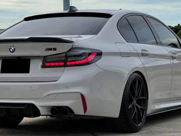 Bmw 5 series g30 f90 m5 cs gts oled style smoked rear tail lights