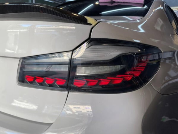 Bmw 5 series g30 f90 m5 cs gts oled style smoked rear tail lights