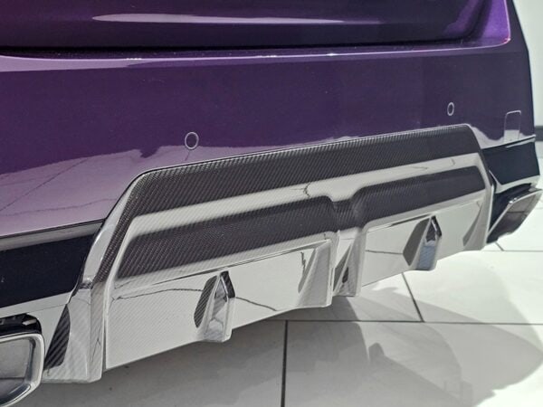 Bmw 2 series g42 g43 m240i performance style prepreg carbon fiber rear diffuser