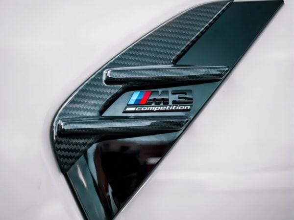 Bmw g80 g81 m3 prepreg carbon fiber side vents fender trims