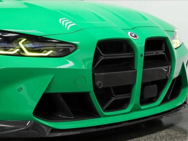 Bmw g80 g81 g82 g83 m3 m4 prepreg csl style carbon fiber kidney grilles with acc