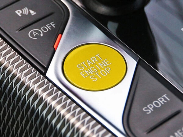 Bmw 1 3 4 series f40 f44 g20 g22 g05 g06 g29 yellow start stop button