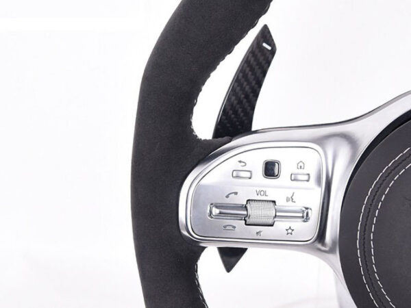 Mercedes-benz amg carbon fiber steering wheel paddle shifters