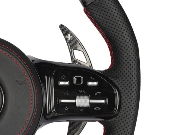 Mercedes-benz amg dtm carbon fiber steering wheel paddle shifters