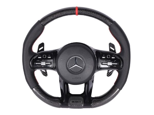 Mercedes-benz amg clubsport carbon fiber steering wheel paddle shifters