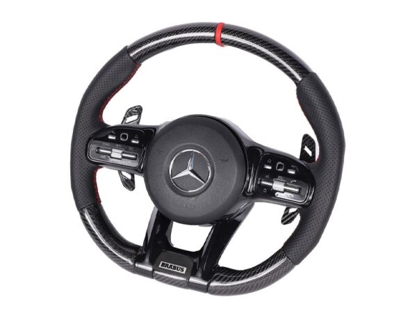 Mercedes-benz amg clubsport carbon fiber steering wheel paddle shifters