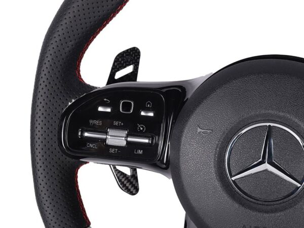 Mercedes-benz amg clubsport carbon fiber steering wheel paddle shifters