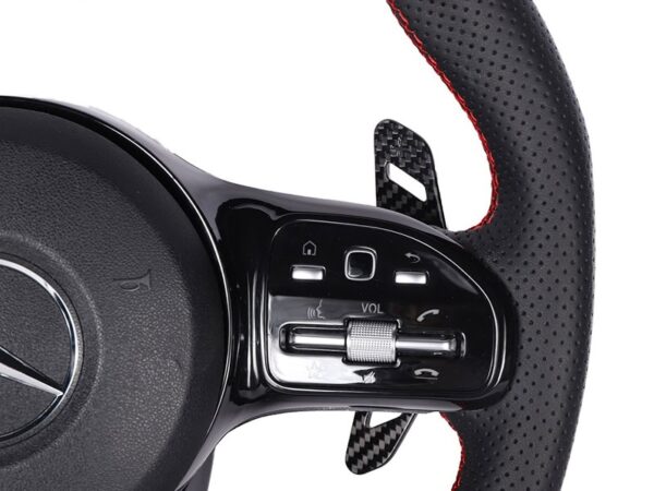Mercedes-benz amg clubsport carbon fiber steering wheel paddle shifters