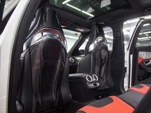 MERCEDES-BENZ A35 A45 CLA45 C43 C63 E63 AMG Prepreg CARBON FIBER Back Seat Covers