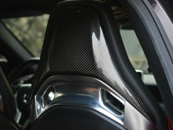 Mercedes-benz a35 a45 cla45 c43 c63 e63 amg prepreg carbon fiber back seat covers