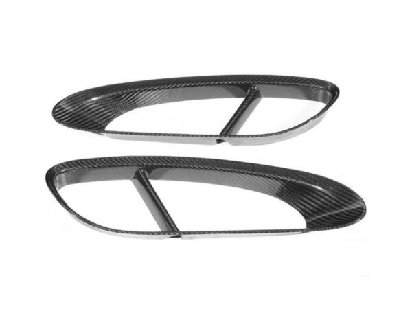 PORSCHE 981 BOXSTER CAYMAN Prepreg CARBON FIBER Rear Side Fender Vents