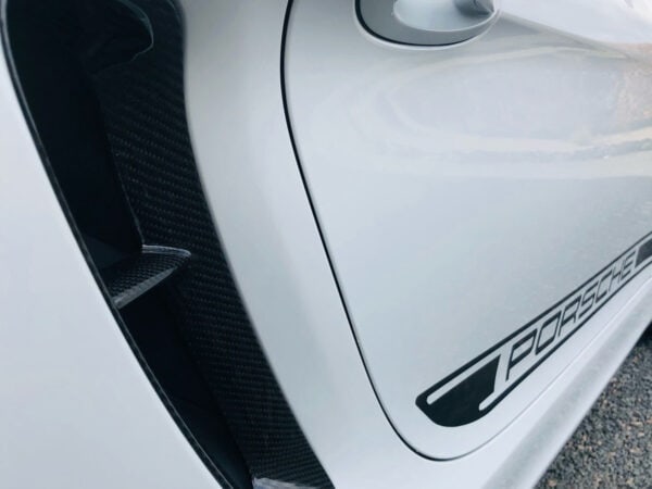 Porsche 981 boxster cayman prepreg carbon fiber rear side fender vents