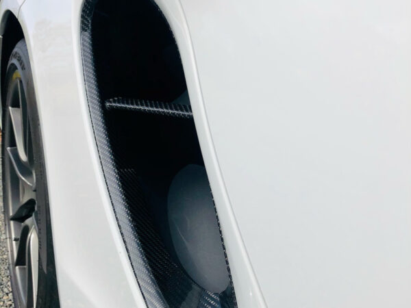 Porsche 981 boxster cayman prepreg carbon fiber rear side fender vents