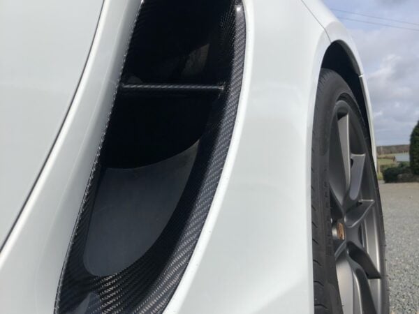 Porsche 981 boxster cayman prepreg carbon fiber rear side fender vents