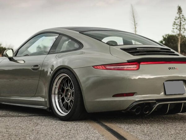 Porsche 911 991 gen 1 carrera vrs style carbon fiber boot spoiler
