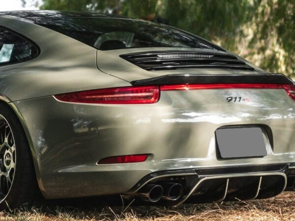 Porsche 911 991 gen 1 carrera vrs style carbon fiber boot spoiler