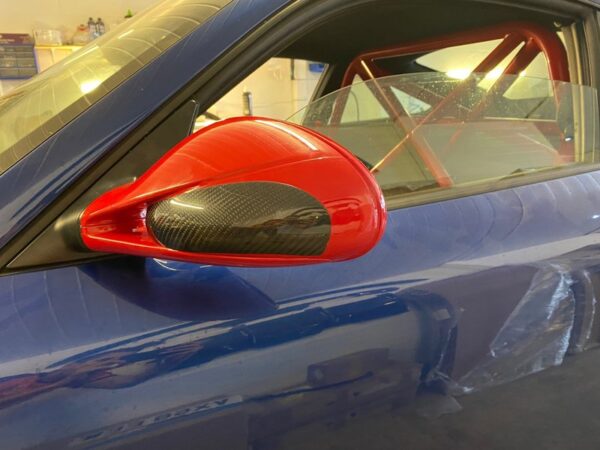 Porsche 987 boxster cayman 997 911 carbon fiber mirror covers