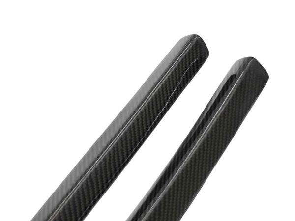 Porsche 911 997 gt3 style carbon fiber front bumper corner canards winglets